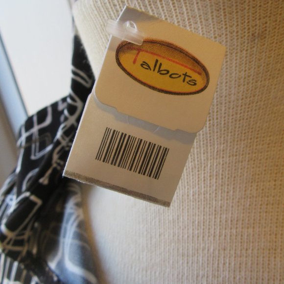 NWT Talbots Long Sleeve Midi Faux Wrap Dress Size 10 - Picture 5 of 12